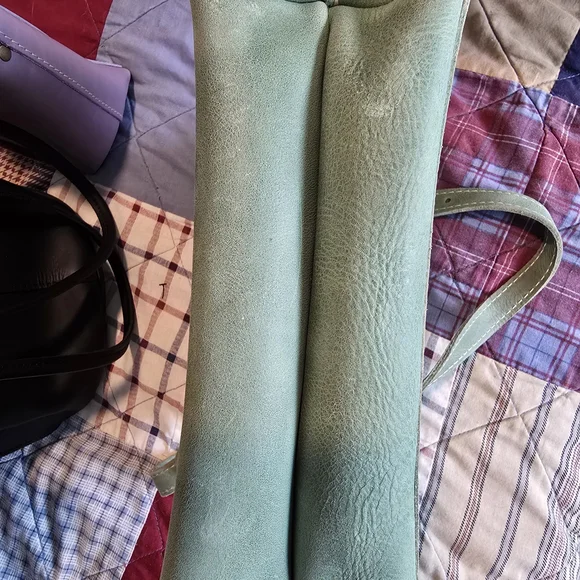 Portland Leather Cucumber Mini Crossbody - Picture 5 of 5